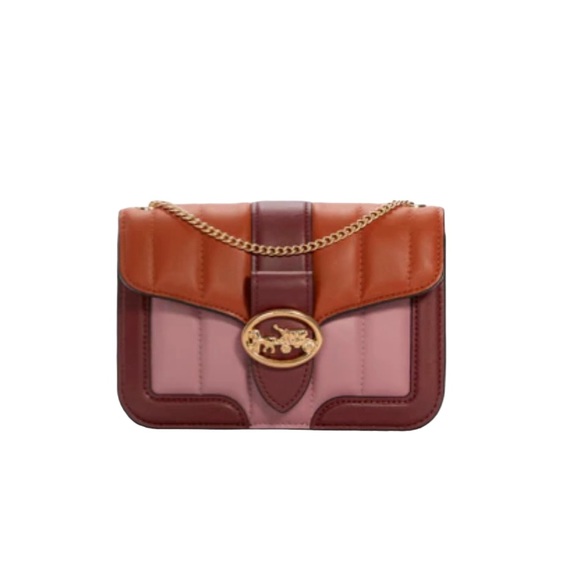 Coach Handbags - Coach Georgie Crossbody With Colorblock Puffy Quilting NWT